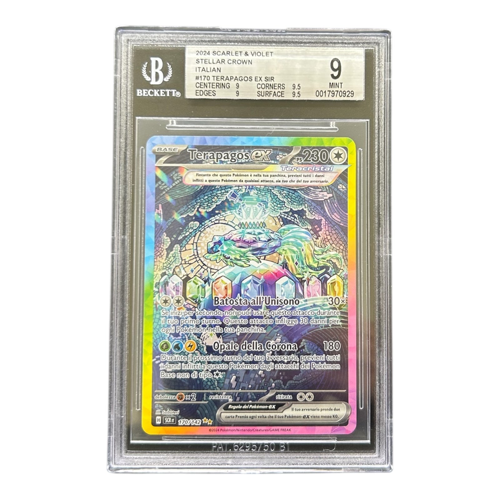 170 142 pokemon card Pokemon card: Terapagos EX 170/142 - Corona Astrale - ITA