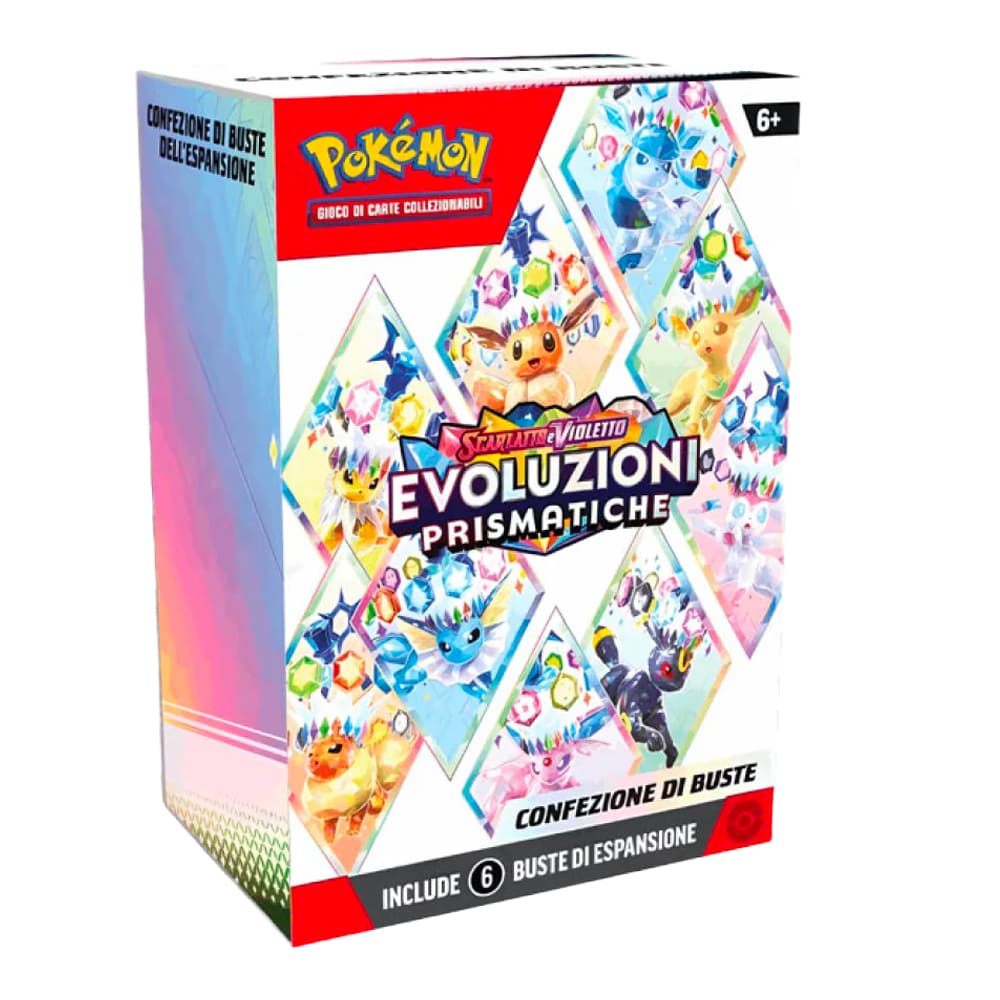 Pokemon cards: Evoluzioni Prismatiche - Bundle Box 6 Bustine - Italiano