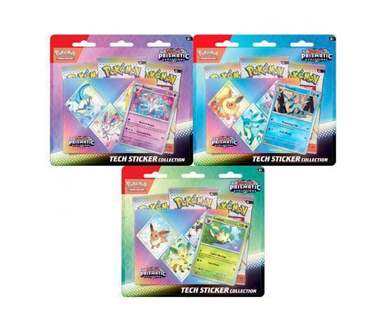 Pokemon cards: Evoluzioni Prismatiche - Blister 3 Pacchetti, Collezione Con Adesivi - ITA