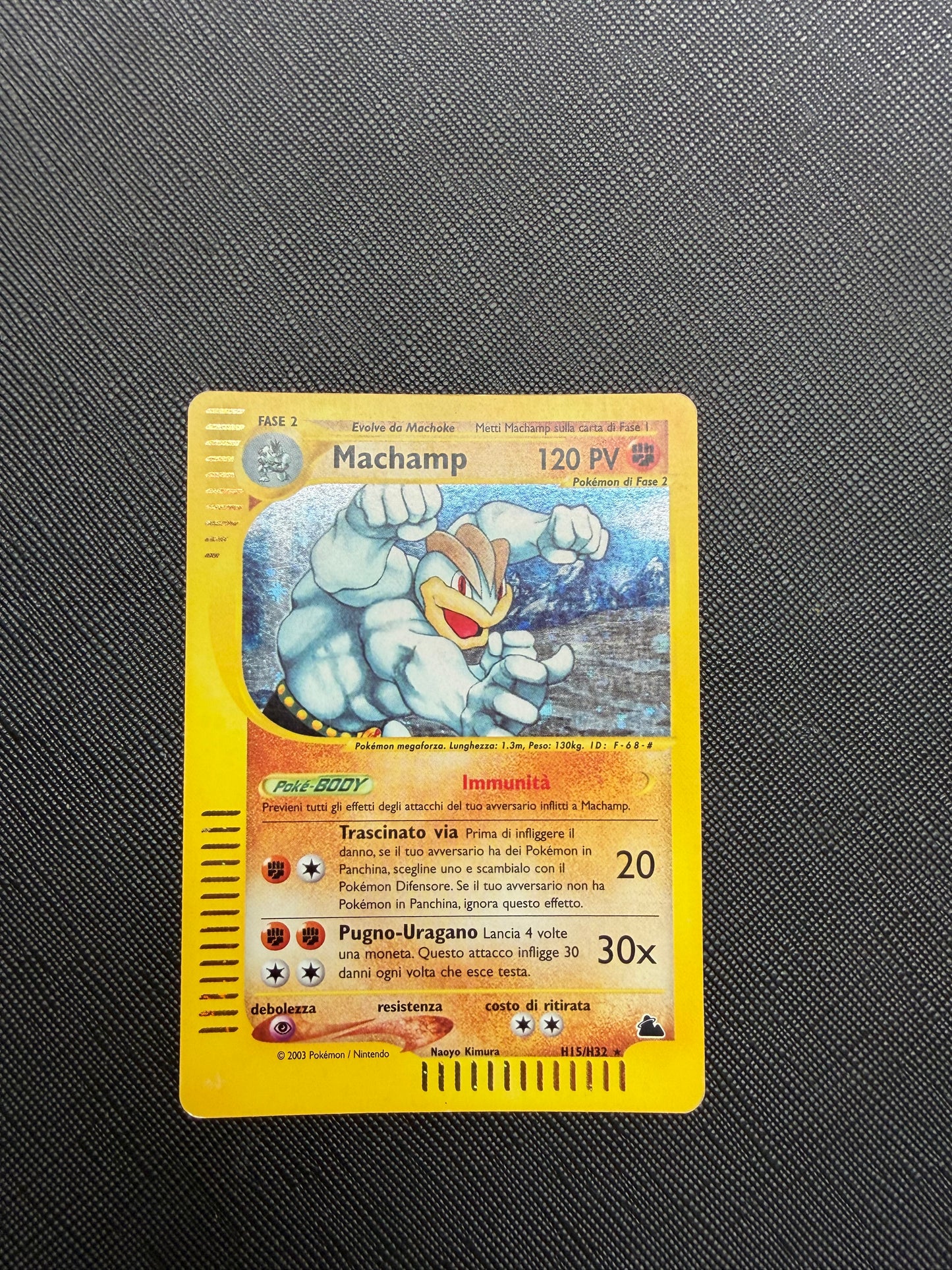 Carte Pokemon: Machamp H15/H32 - Holo - Skyridge - ITA