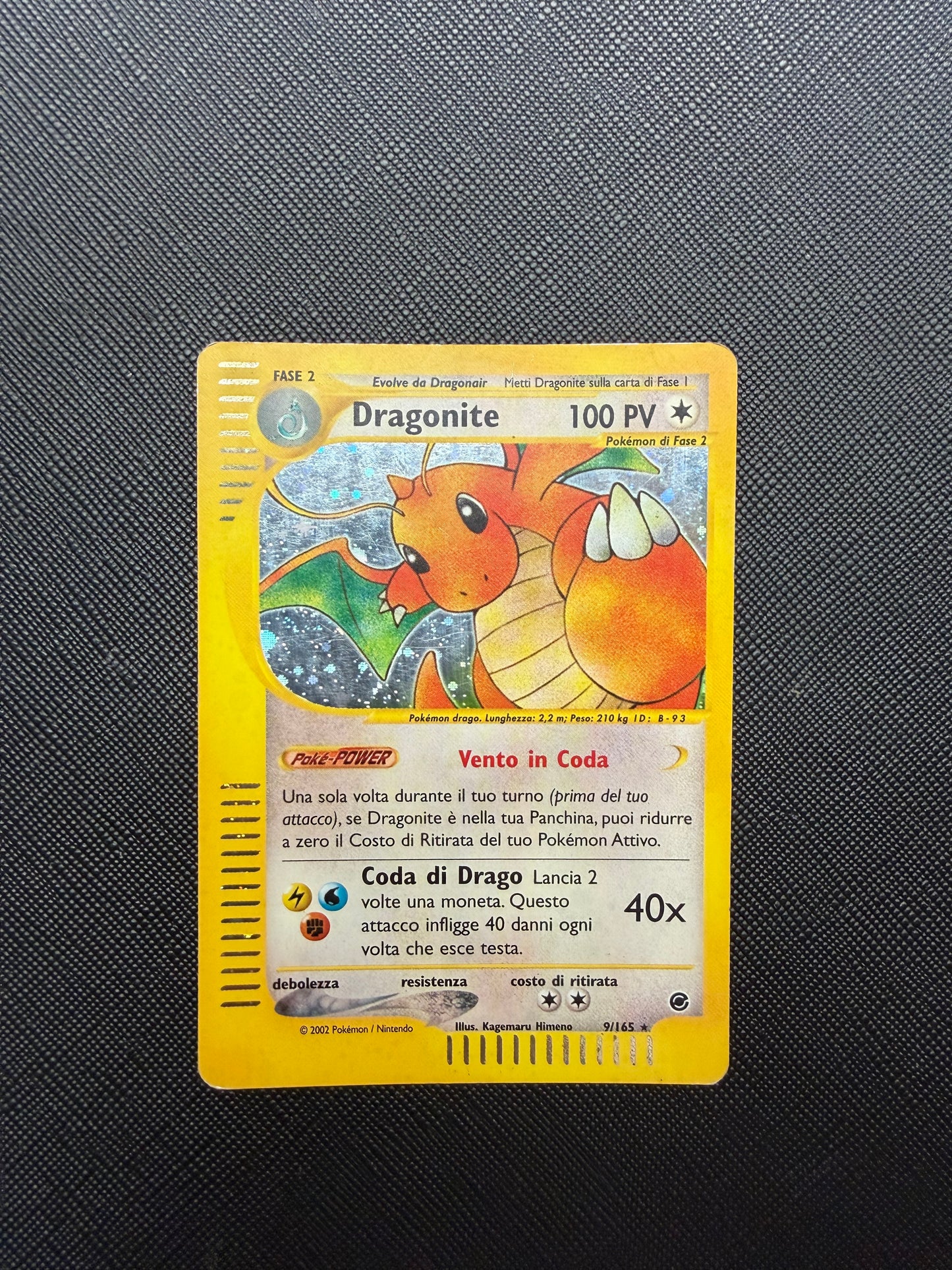 Carte Pokemon: Dragonite 9/165 - Holo - Expedition - ITA