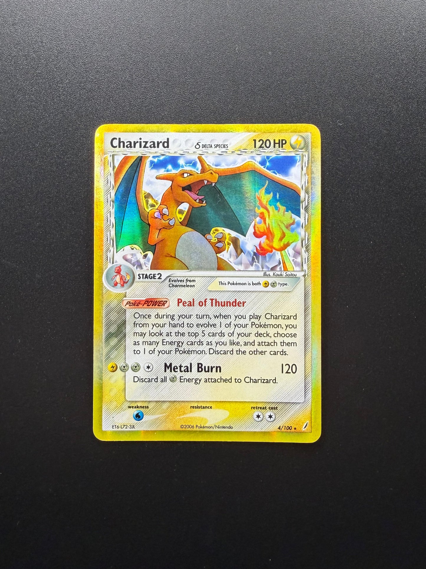 Carte Pokemon: Charizard 4/100 Delta Species - EX Guardiani Dei Cristalli - ENG