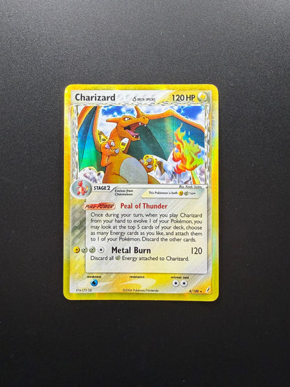 Carte Pokemon: Charizard 4/100 Delta Species - EX Guardiani Dei Cristalli - ENG