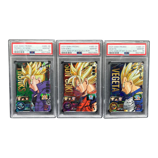 Dragonball_card_Goku_Vegeta_e_Trunks_Super_Sayan_Dragonball_Heroes_-_trio_PSA_10