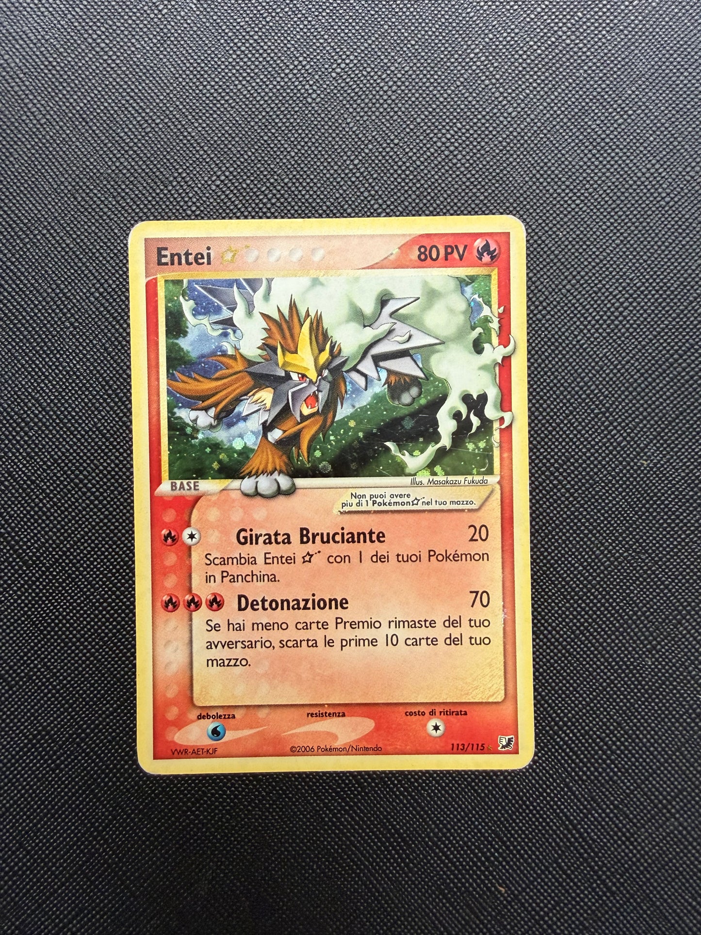 Carte Pokemon: Entei Gold Star 113/115 - Holo - EX Forze Segrete - ITA