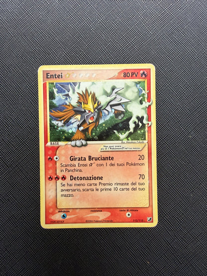 Carte Pokemon: Entei Gold Star 113/115 - Holo - EX Forze Segrete - ITA