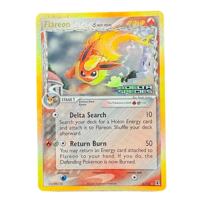 Carta Pokemon: Flareon 5/113 Stamped - EX Delta Species - ENG