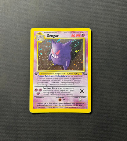 Pokemon card: Gengar 5/62 - Holo 1a Edizione - Fossil - ITA