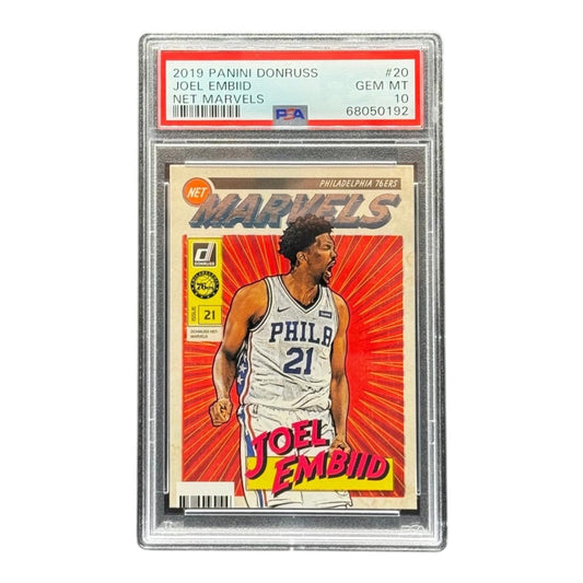 NBA card: 2019 Panini Donruss: Joel Embiid - PSA 10