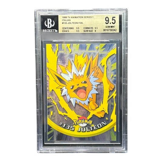 Pokemon card: Jolteon #135 Foil - 1999 TOPPS - BGS 9,5