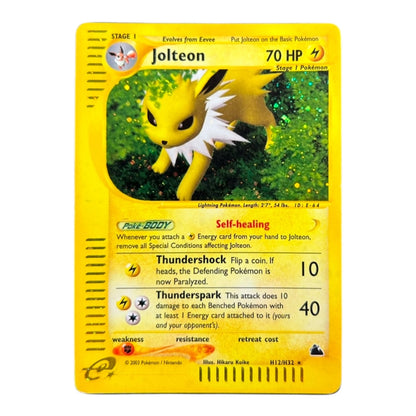Pokemon card: Jolteon H12/H32 - Holo