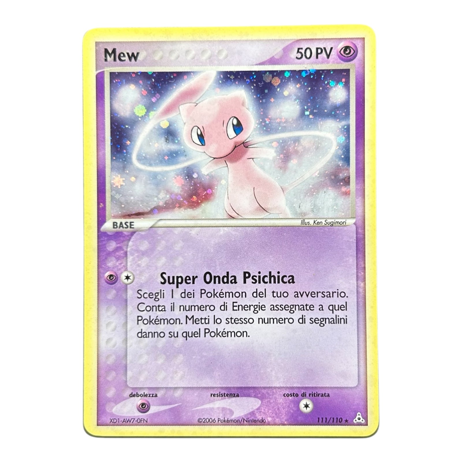 Pokemon card: Mew 111/110 - Ex Fantasmi di Holon