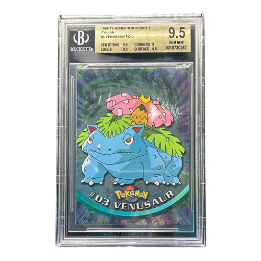Pokemon card: Venusaur #03 Foil - 1999 TOPPS - BGS 9,5