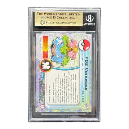 Pokemon card: Venusaur #03 Foil - 1999 TOPPS - BGS 9,5 - back 