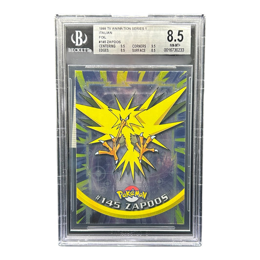 Pokemon card: Zapdos #145 Foil - 1999 TOPPS - BGS 8,5
