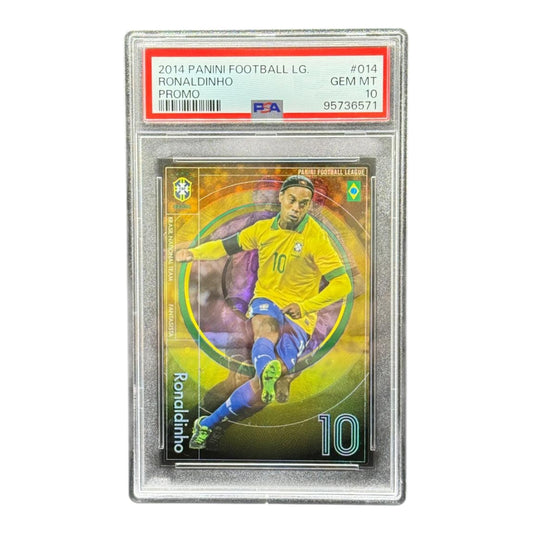 Soccer card: 2014 Panini Football LG: Ronaldinho - PSA 10