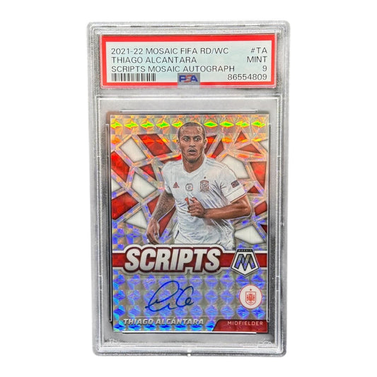 Soccer card: 2021-22 Mosaic Fifa RD/WC: Thiago Alcantara
