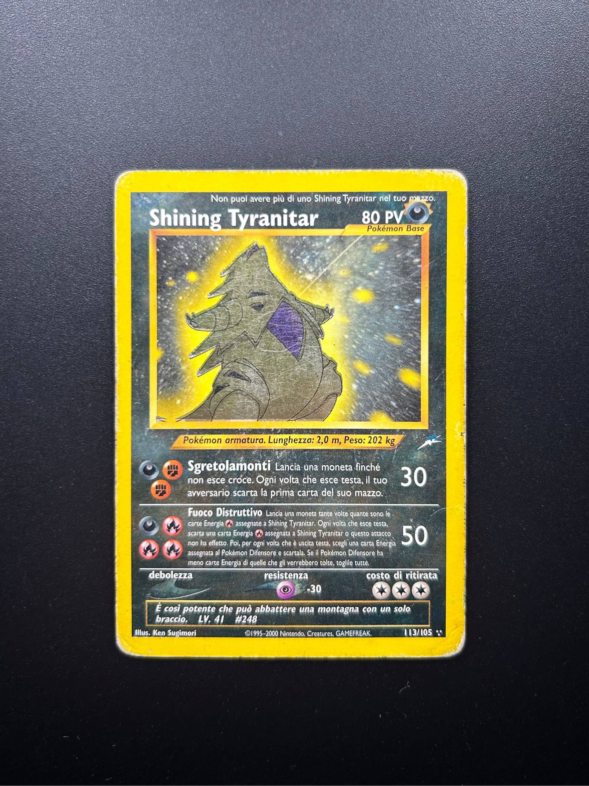 shining Tyranitar 112 